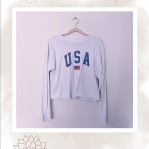 Cropped USA Shirt